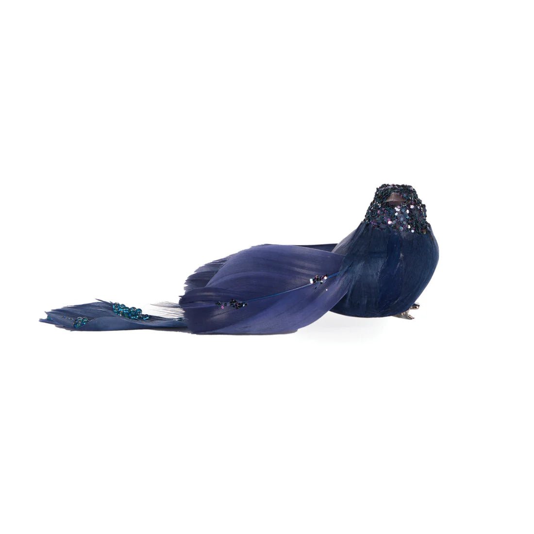 NAVY BEJEWELLED BIRD - Pure Apotheca