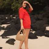 Nellie Shoulder Bag - Natural Raffia - Pure Apotheca