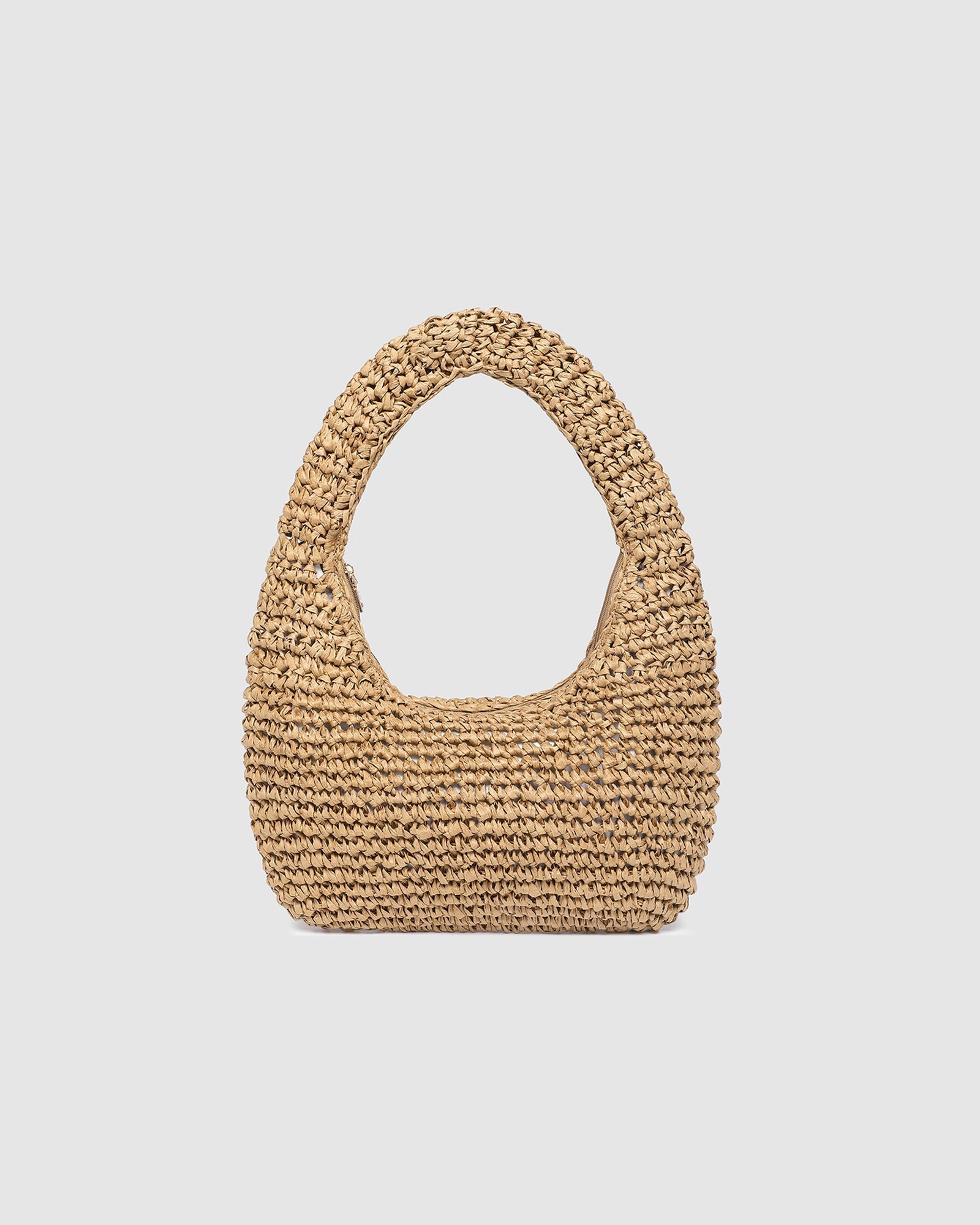 Nellie Shoulder Bag - Natural Raffia - Pure Apotheca