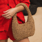 Nellie Shoulder Bag - Natural Raffia - Pure Apotheca