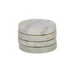 Neo Round Green Marble Coaster Set/4 - Pure Apotheca