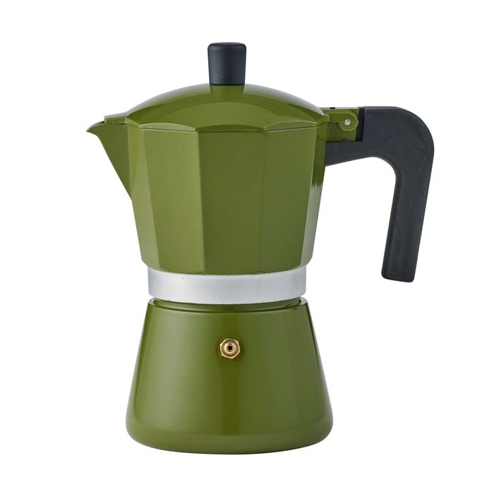 Nero Stovetop Espresso Maker 6 Cup Olive - Pure Apotheca