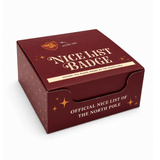 Nice List Badge Christmas Enamel Pin - Pure Apotheca