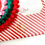 Nice List Member Christmas Rosette Badge Red/Green - Pure Apotheca