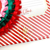 Nice List Member Christmas Rosette Badge Red/Green - Pure Apotheca