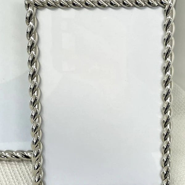 Nickel Plaited Photo Frame 4x6” - Pure Apotheca