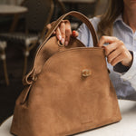 Nicole Handbag Suedette Honey - Pure Apotheca