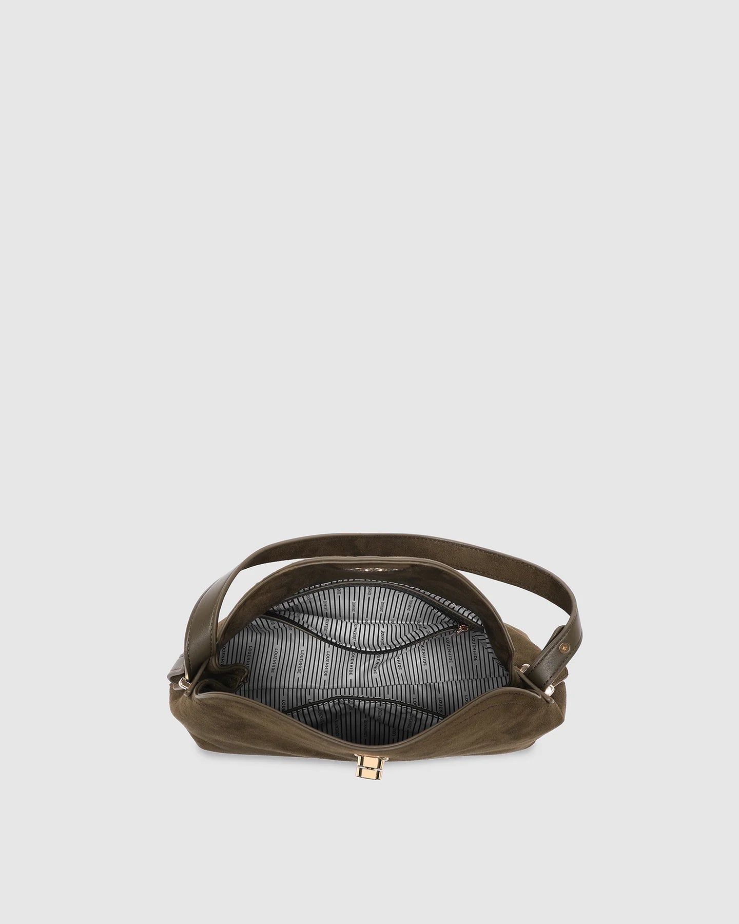 Nicole Handbag Suedette Olive - Pure Apotheca