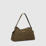 Nicole Handbag Suedette Olive - Pure Apotheca