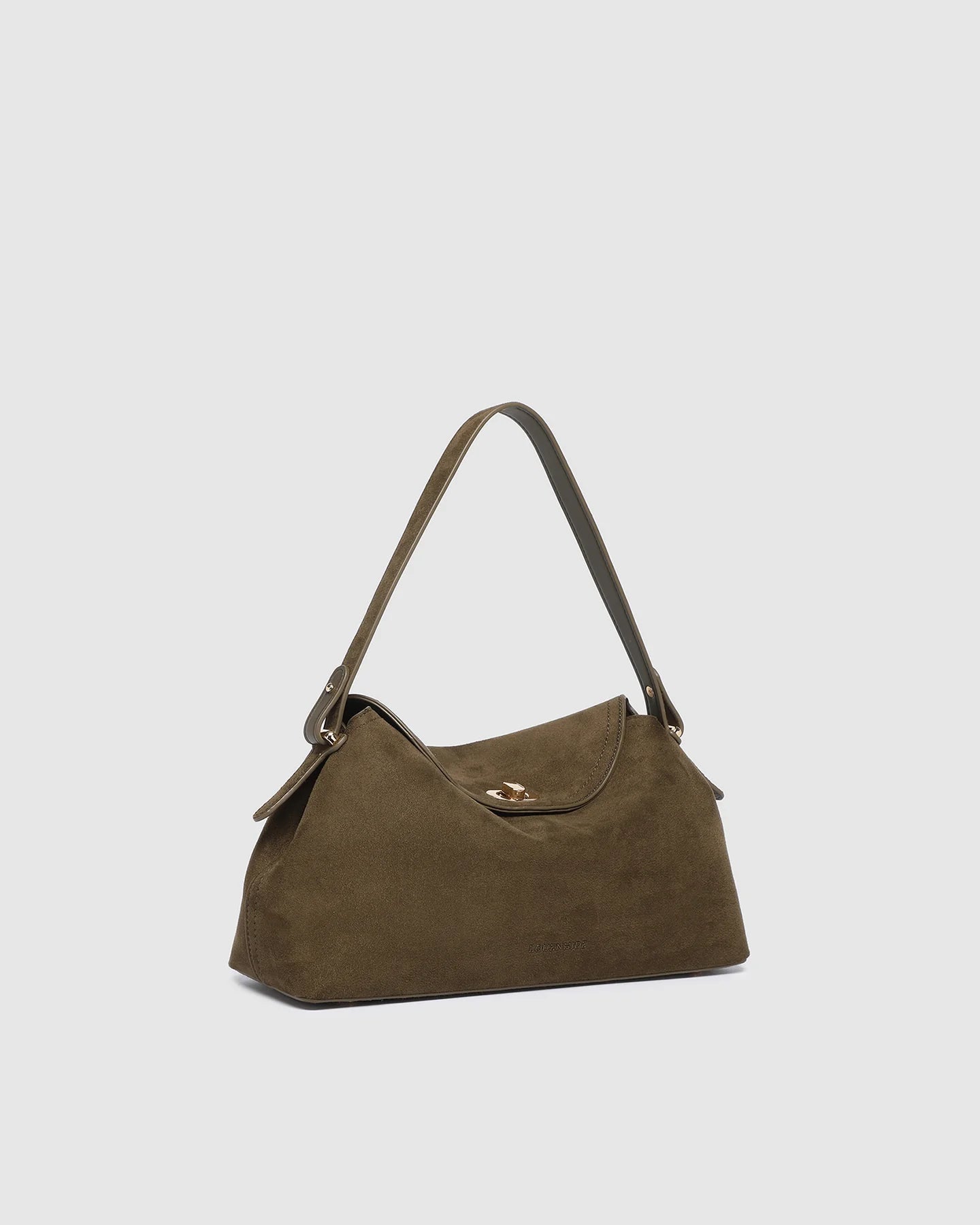 Nicole Handbag Suedette Olive - Pure Apotheca