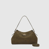 Nicole Handbag Suedette Olive - Pure Apotheca