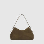 Nicole Handbag Suedette Olive - Pure Apotheca