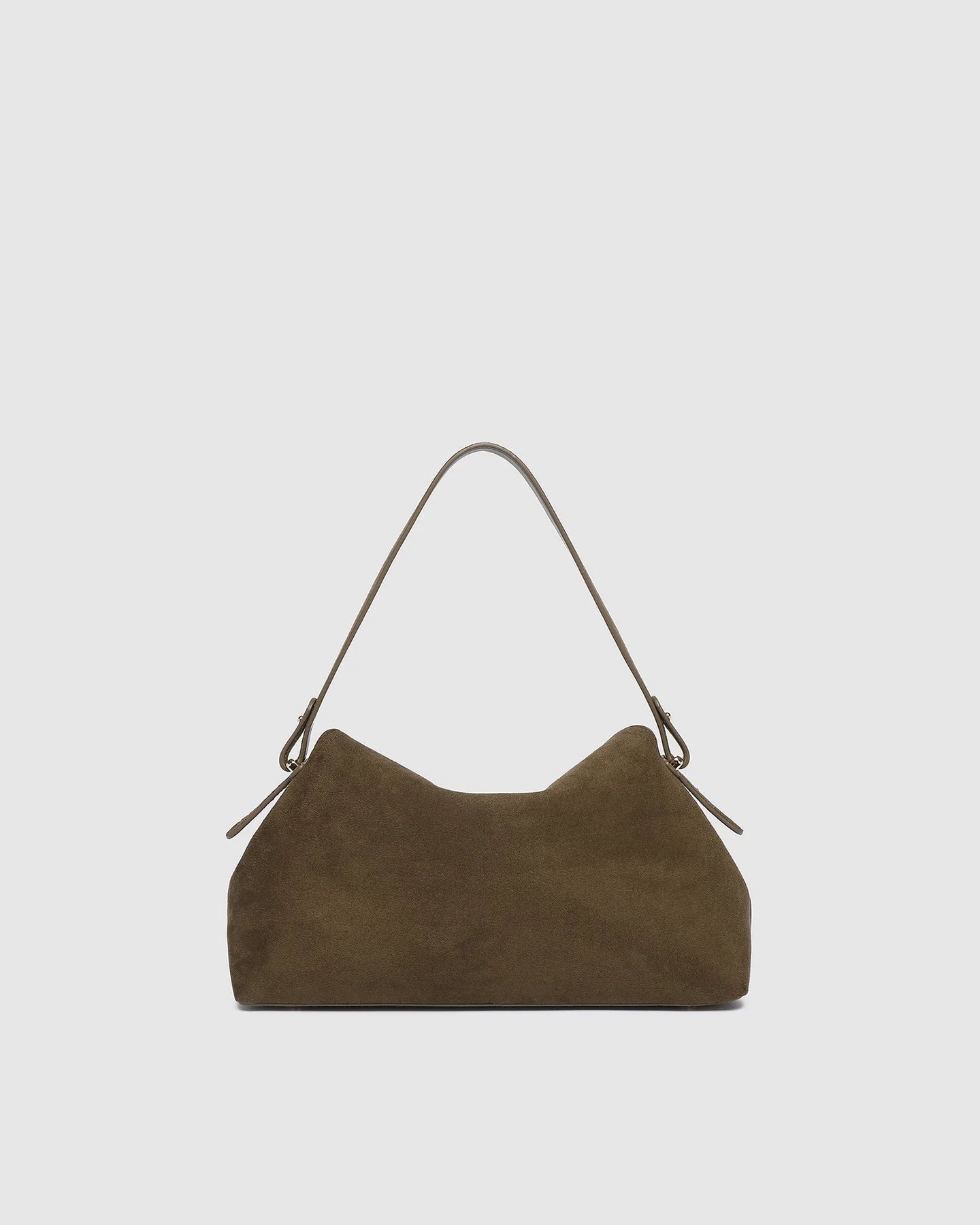 Nicole Handbag Suedette Olive - Pure Apotheca