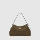 Nicole Handbag Suedette Olive - Pure Apotheca