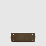 Nicole Handbag Suedette Olive - Pure Apotheca