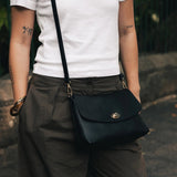 Nisha Shoulder Bag Black - Pure Apotheca