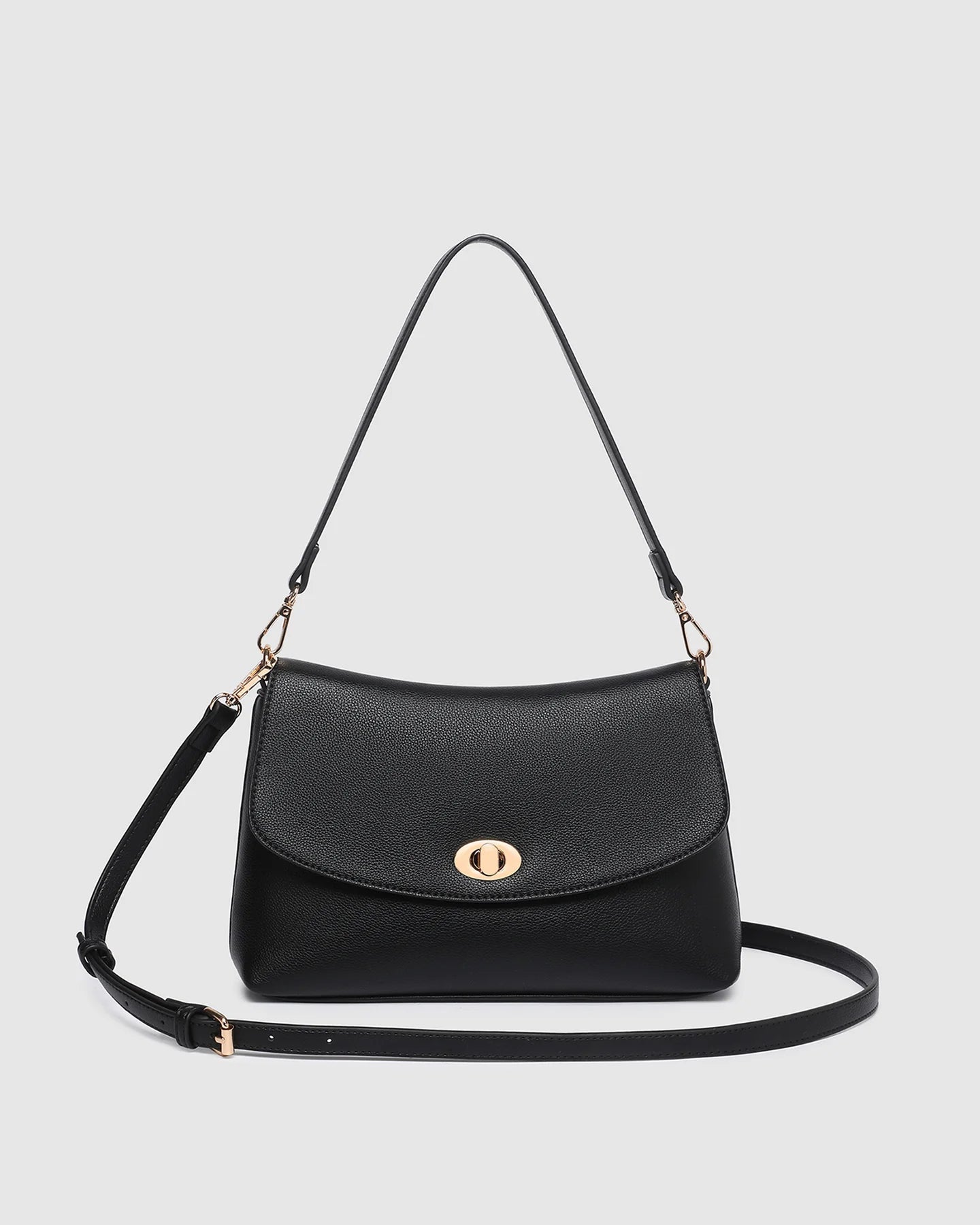 Nisha Shoulder Bag Black - Pure Apotheca