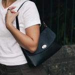 Nisha Shoulder Bag Black - Pure Apotheca