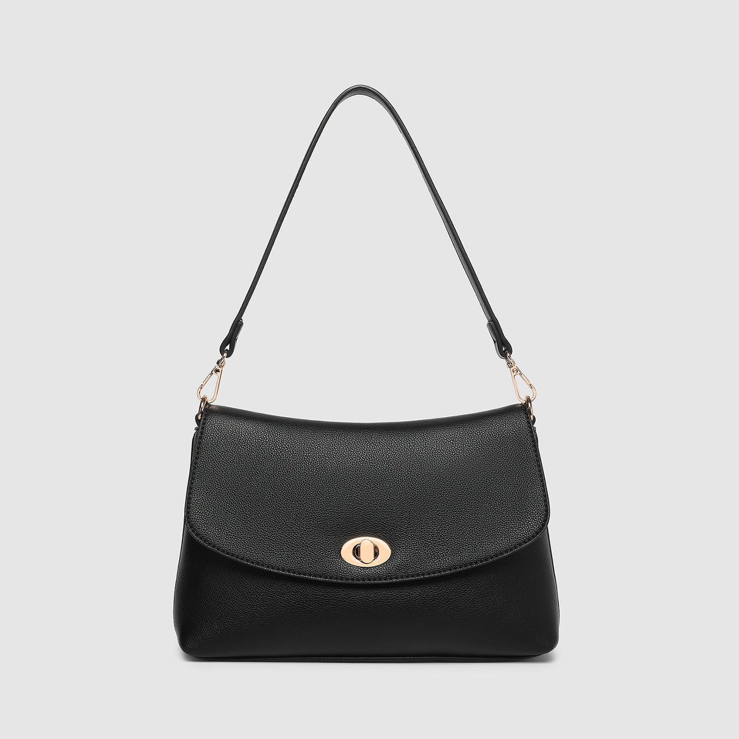 Nisha Shoulder Bag Black - Pure Apotheca