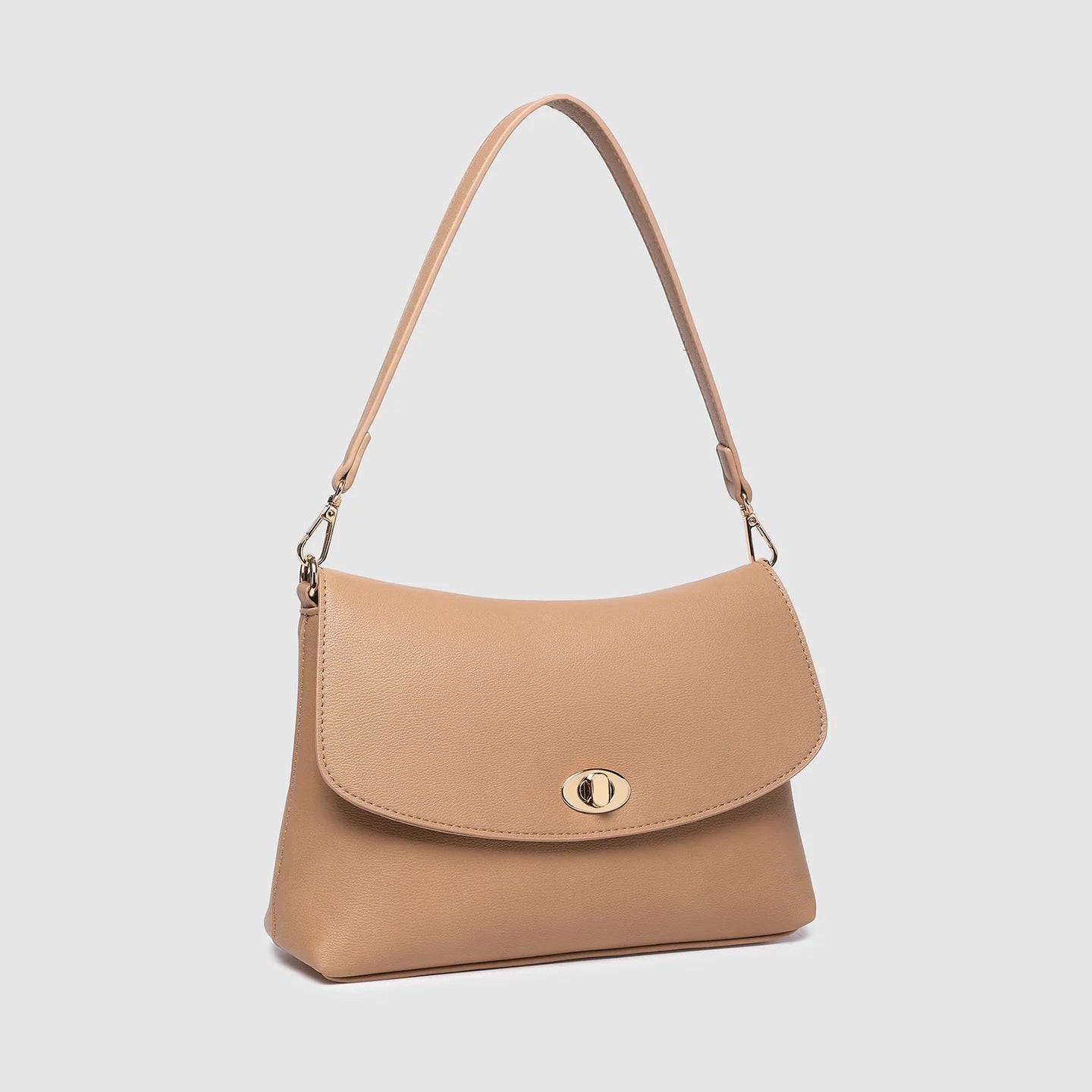 Nisha Shoulder Bag Camel - Pure Apotheca