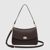 Nisha Shoulder Bag Chocolate - Pure Apotheca