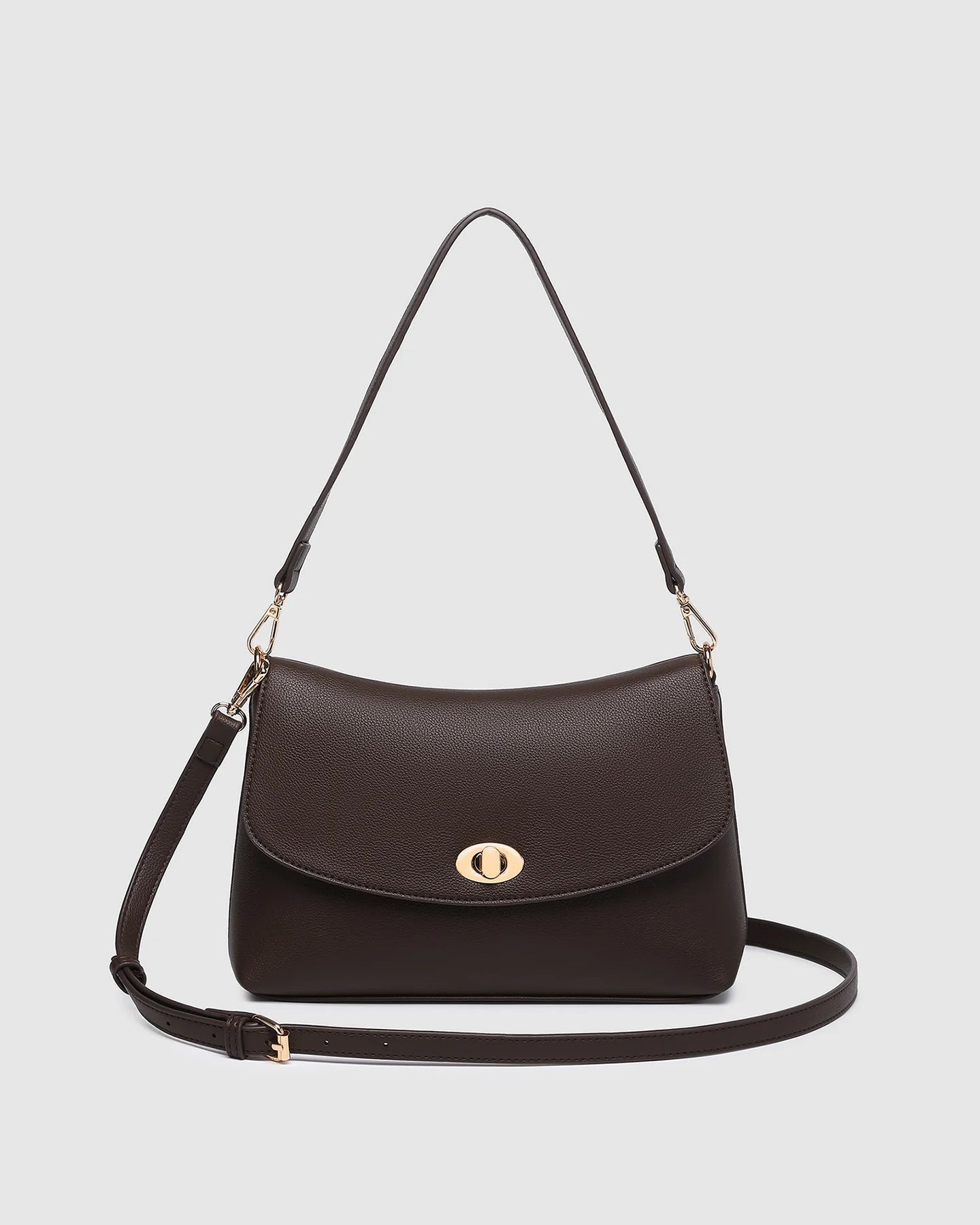 Nisha Shoulder Bag Chocolate - Pure Apotheca