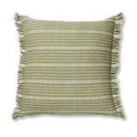 Nixon Green Stripe Cushion 50cm - Pure Apotheca