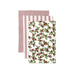 NOELLE RED TEATOWEL PACK 3 - Pure Apotheca