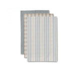 NOOSA BLUE/TAUPE STRIPE TEATOWEL 3PK - Pure Apotheca