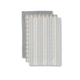 NOOSA BLUE/TAUPE STRIPE TEATOWEL 3PK - Pure Apotheca