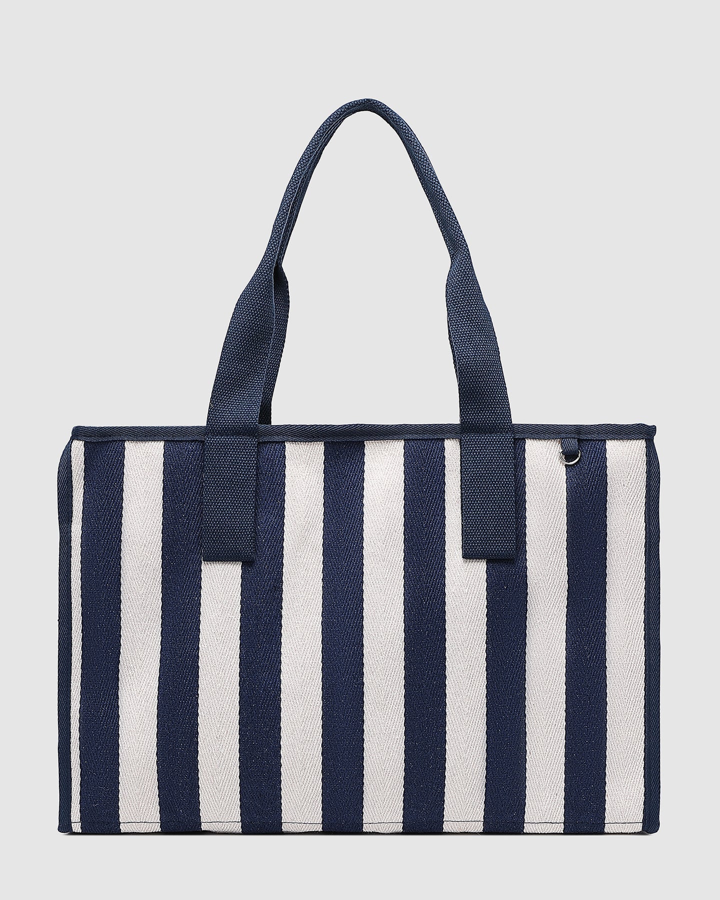 Noosa Canvas Beach Bag Navy Stripe - Pure Apotheca