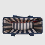 Noosa Canvas Beach Bag Navy Stripe - Pure Apotheca