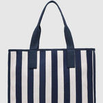 Noosa Canvas Beach Bag Navy Stripe - Pure Apotheca