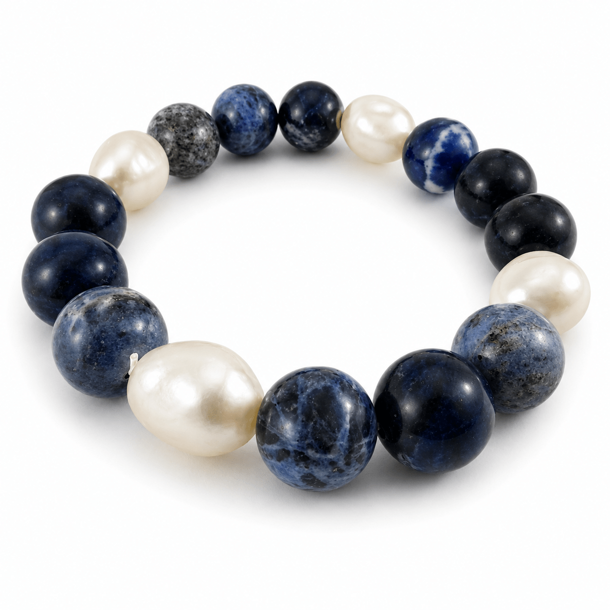 Nova Sodalite Pearl Bracelet - Pure Apotheca