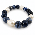 Nova Sodalite Pearl Bracelet - Pure Apotheca