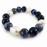 Nova Sodalite Pearl Bracelet - Pure Apotheca