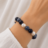 Nova Sodalite Pearl Bracelet - Pure Apotheca
