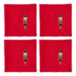Nutcracker Napkins Set/4 40cm Red - Pure Apotheca