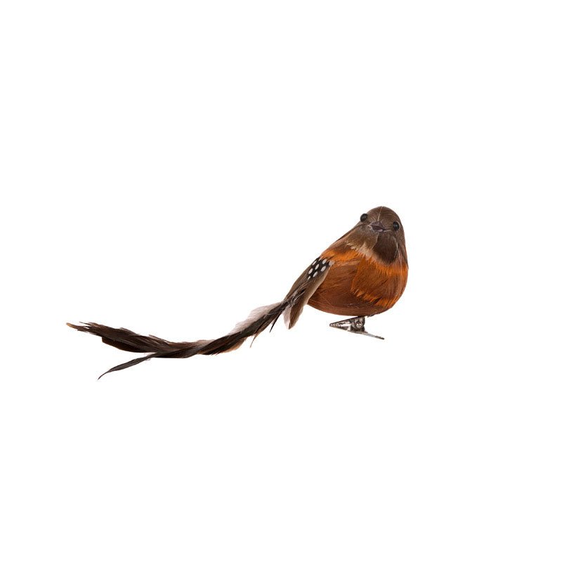 OCHRE FEATHER CLIP BIRD - Pure Apotheca