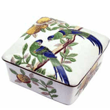 Oiseaux Citron Lidded Trinket Box - Pure Apotheca