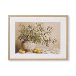 OLIVE BOUQUET FRAMED PRINT 67X50X3CM - Pure Apotheca