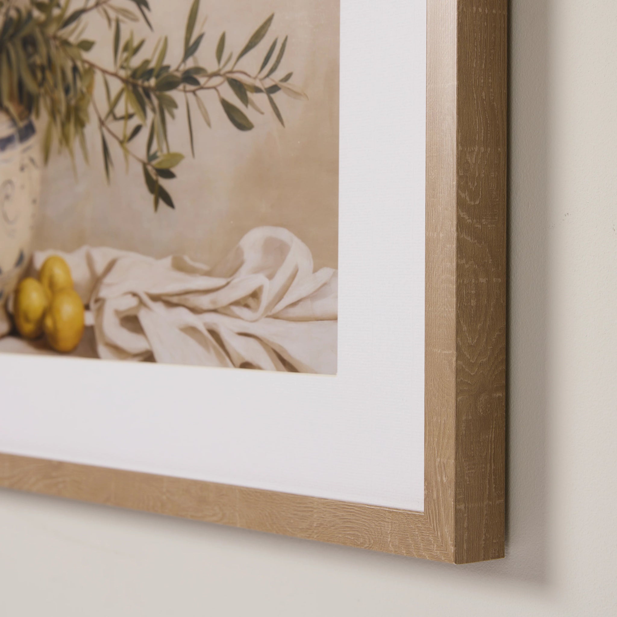 OLIVE BOUQUET FRAMED PRINT 67X50X3CM - Pure Apotheca
