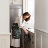 Olive Camellia Tree Linen Tea Towel - Pure Apotheca