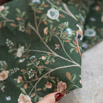 Olive Camellia Tree Linen Tea Towel - Pure Apotheca