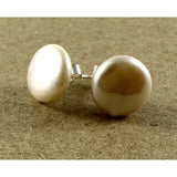 Ollie Flat Pearl Stud - Pure Apotheca