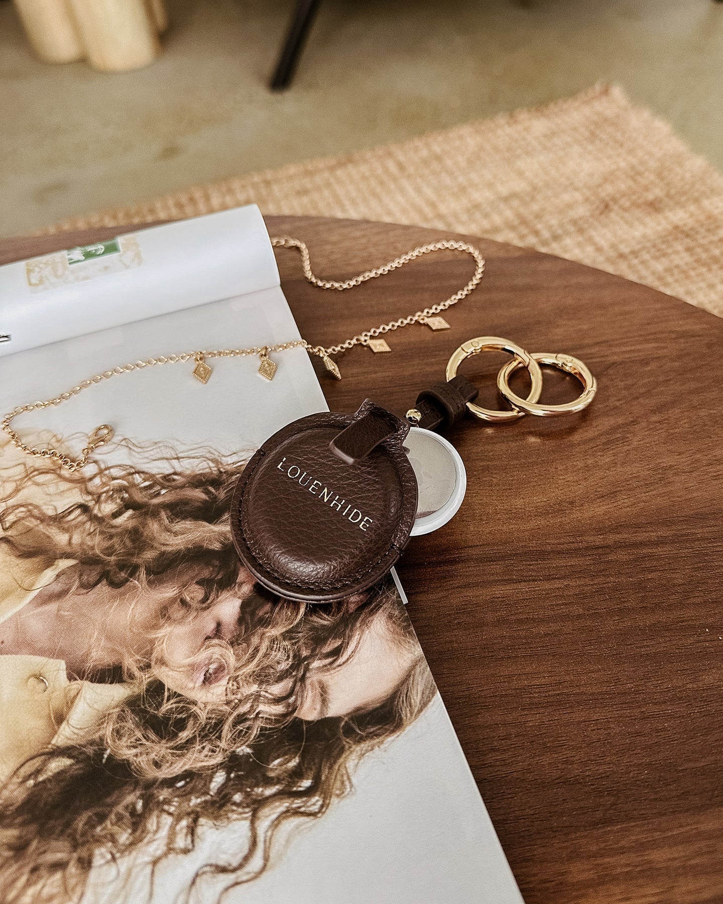 Opal AirTag Case Chocolate - Pure Apotheca