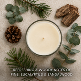 Luxury Handmade Soy Wax Christmas Candle - Forest Fir Scent