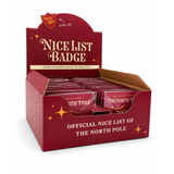 Nice List Badge Christmas Enamel Pin