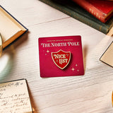 Nice List Badge Christmas Enamel Pin