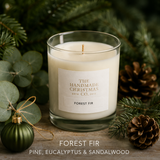 Luxury Handmade Soy Wax Christmas Candle - Forest Fir Scent